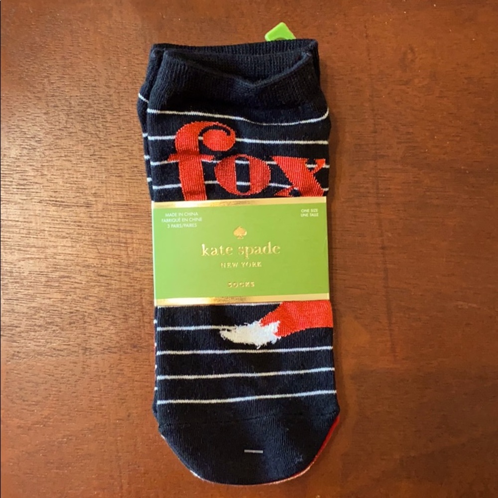 Kate Spade ♠️ no show socks. Pack of 3 pairs.